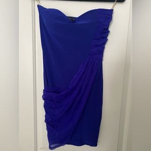 Royal blue cocktail dress